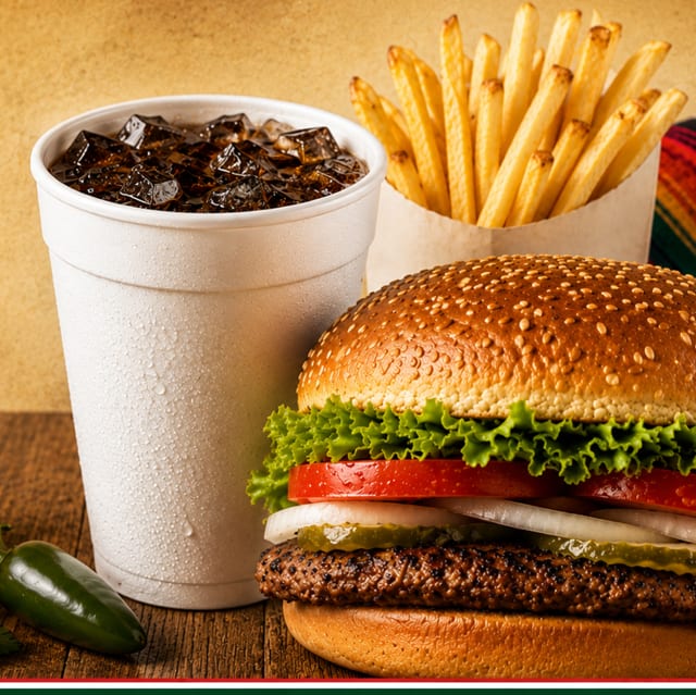 Cheese Burger Combo.
