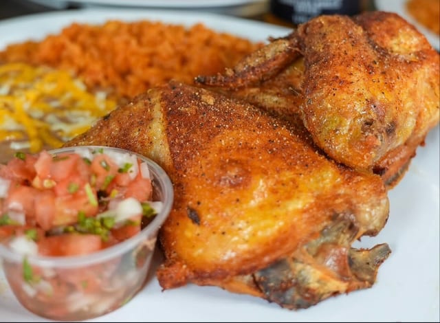 Mexican Style Roasted Chicken.
