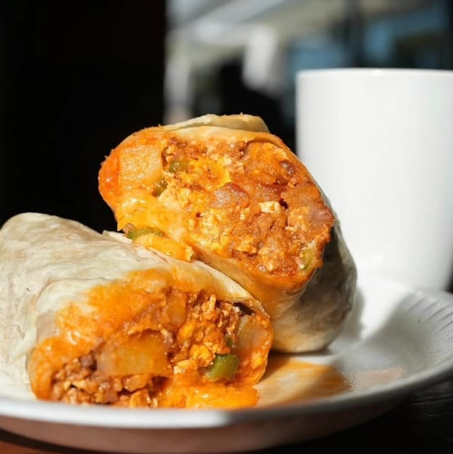 Huevos Con Jamon Burrito.