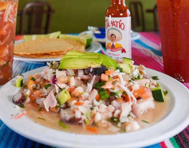 Ceviche Mixto.