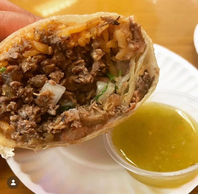 Carne Asada Burrito.
