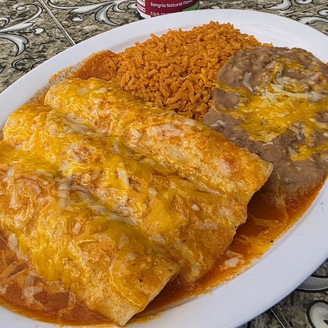 Enchiladas Plate.