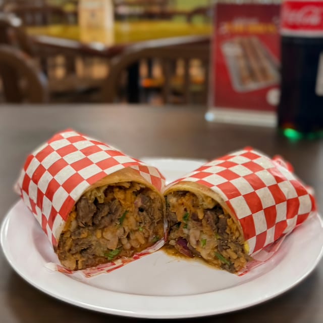 Carne Asada Burrito.